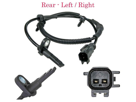 2 x ABS Wheel Speed Sensor & Connector Rear L/R Fits Ford Explorer 2011-2019