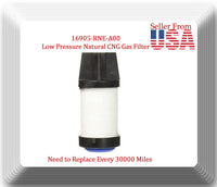 Low Pressure Natural CNG Gas Filter Fits:Honda Civic GX 4 Door Navigation 06-15