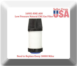 Low Pressure Natural CNG Gas Filter Fits:Honda Civic GX 4 Door Navigation 06-15
