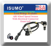 ABS Wheel Speed Sensor W/Connector Front Left Fits Ford 1997-2003 Lincoln 98-02