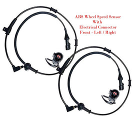 2 Kits ABS Wheel Speed Sensor W/Connector Front L/R Fits:Excursion  Series F 4WD