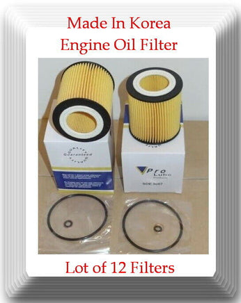 Lot of 12 x Engine Oil Filter Made In Korea Fits:BMW Series 1 2 3 4 5 6 7 M X Z 