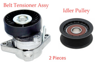 Belt Tensioner & Idler Pulley Fits:Crossfire Mercedes Series C CL CLK CLS E G ML