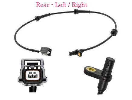 2 x ABS Wheel Speed Sensor Rear L/R Fits Nissan Leaf Electric 2011-2022