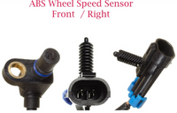 Set 2  ABS Wheel Speed Sensor W/Connector Front-L/R Fits Chevrolet GMC 1995-2000