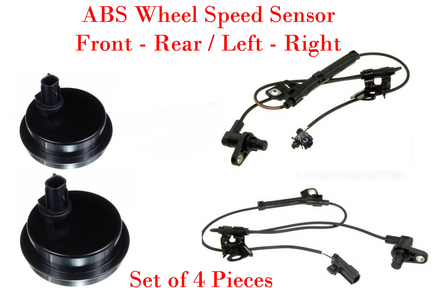4 x ABS Speed Sensor Front- Rear L/R Fits Toyota Corolla 2009-2010 Built In USA