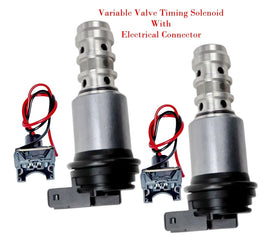2 x VVT Variable Valve Timing Solenoid  & Connector For BMW 120i  2006-20 12