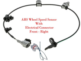 ABS Wheel Speed Sensor + Connector Front Right For Crosstrek Forester  2018-2024