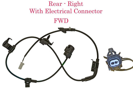 2 x ABS Wheel Speed Sensor &Connector Rear L/R For RAV4 Sport Utility 2013-2018