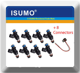 8 PCS Fuel Injectors For Delphi 2004-2010 For Chevy for GMC  With 8 connectors
