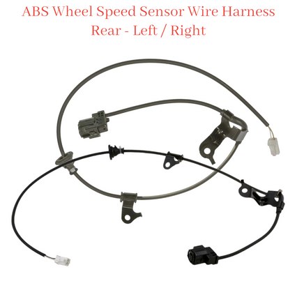 2 x ABS Wheel Speed Sensor Wire Harness  Rear L/R Fits Scion XD  Toyota Yaris