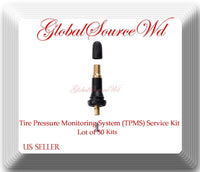 (Lot of 50) TPMS Replacement Rubber Tire Wheel Rim Valve Stems Fits:Most GM
