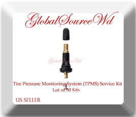 (Lot of 50) TPMS Replacement Rubber Tire Wheel Rim Valve Stems Fits:Most GM