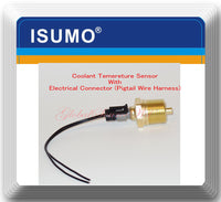 Coolant Temperature Sensor w/ Electrical Connector Fits: Detroit Diesel Serie 60