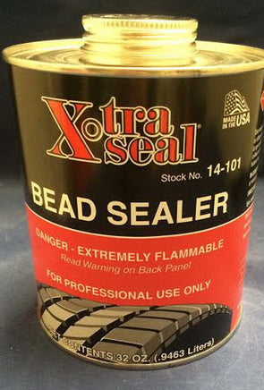 2-X-TRA SEAL Tire Bead Sealer - Black w/Brush 32oz each (0.9463 Liters) 1 Quart