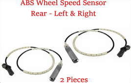 2 ABS Speed Sensor Fits: Rear Right & Left 128i 325i 328i 323i 330i 335D  E90