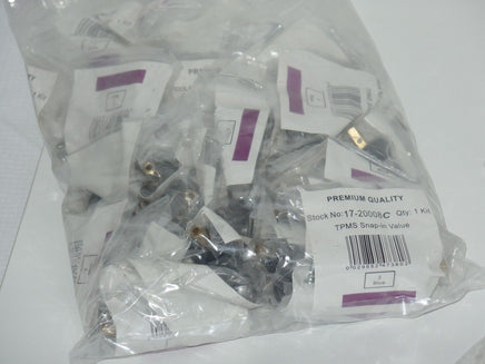 100 KITS CHROME TPMS VALVE STEMS 20008