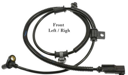 2 x ABS Wheel Speed Sensor W/ Upgrade Connector Front L/R Fits Ford Lincoln