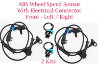 2 x  ABS Wheel Speed Sensor With Connector Front- L/R Fits Hummer H3 2006-2008