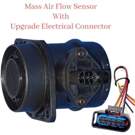 Mass Air Flow Sensor & Upgrade Connector Fits : Beetle Jetta Rabbit 1.9L