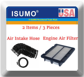 2 Items 3 Pieces Engine Air Intake hose & Air Filter  Fits: Aveo Aveo5 L4 1.6L