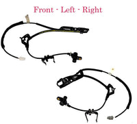 2 ABS Speed Sensor Front / Left & Right Fits: Toyota Sienna 2004-2010 AWD  FWD