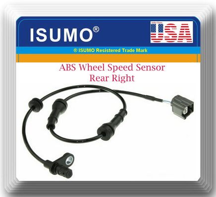 2 X 47900/47901-1KA0A ABS Wheel Speed Sensor Rear L/R Fits: Juke 2011-2017 FWD