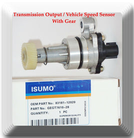 Trans Output/Vehicle Speed Sensor Fits: Chevrolet Geo Lexus Pontiac Toyota