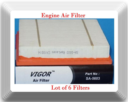 6 x Air Filter Fits OEM#10350737 Allure LaCrosse Impala Monte Carlo Grand Prix 