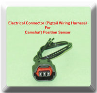 2 Connectors of Camshaft & Crankshaft Position Sensor Fits: Mirage 97-02 1.5L