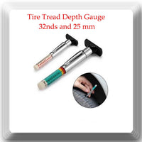 Lot of 100 Pieces Tire Tread Depth Gauge 32nds and 25 mm Millimeters New