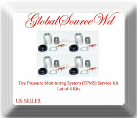 4 Kits 20051 TPMS Sensor Service Kit Fits:Acura Infiniti Land Rover Nissan 13-19