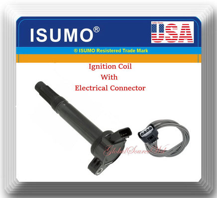 1Kit Ignition Coil W/Connector Fits:OEM#90919-02250 Lexus Toyota V6 V8 2007-2009