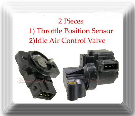 Throttle Position Sensor & Idle Air Control Valve W/ Connector For:Hyundai & Kia