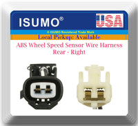 ABS Wheel Speed Sensor Wire Harness Rear Right Fits Pontiac Vibe 2003-2008