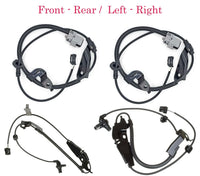 4 x ABS Front Speed Sensor & Rear Speed Sensor Wire Harness L/R For ES300h ES350