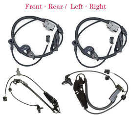 4 x ABS Front Speed Sensor & Rear Speed Sensor Wire Harness L/R For ES300h ES350