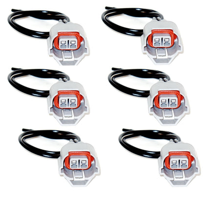 6 x Electrical Connector of Fuel Injector Fits Nissan 350Z 370Z Frontier V6