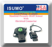 Manifold Pressure (MAP) Sensor W/Electrical Connector Fits: Audi - VW Volkswagen