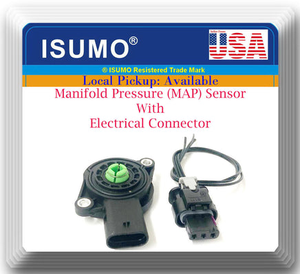 Manifold Pressure (MAP) Sensor W/Electrical Connector Fits: Audi - VW Volkswagen