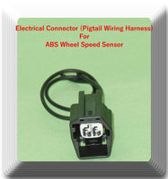 ABS Wheel Speed Sensor W/ Connector In Differential Fits: Dodge Mitsubishi Ram