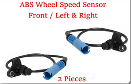 Set 2 ABS Wheel Speed Sensor Front Left & Right Fits: BMW 525i 528i 530i 540i M5