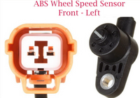 (Set  4)ABS Wheel Speed Sensor Front -  Rear Left & Right Fits: CL TL Accord .