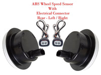 2 x ABS Wheel Speed Sensor +ConnectorRear L/R For RX330 RX350 RX400H Highlander