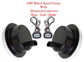 2 x ABS Wheel Speed Sensor +ConnectorRear L/R For RX330 RX350 RX400H Highlander