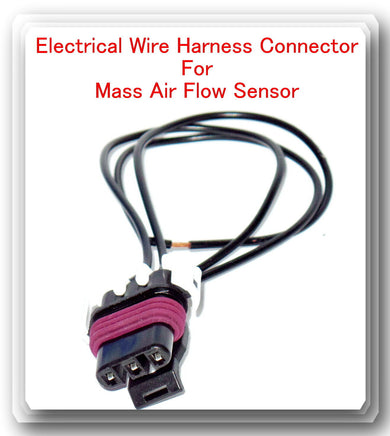 3 Wire Pigtail Electrical Connector for Mass Air Flow MAS0310 Fits:General Motor