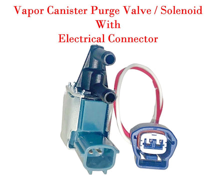 Vapor Canister Purge Valve / Solenoid & Connector Fits Nissan Infiniti 1998-2006