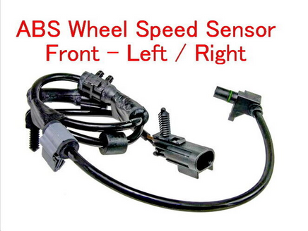 1 ABS Wheel Speed Sensor Front Left / Right Fits: GM General Motors Isuzu Saab