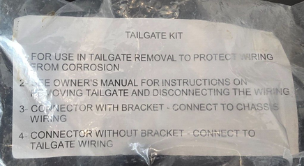 NEW Mopar Tailgate Wiring Connector Kit 68149689AB – Fits 2013-2024 Dodge Ram