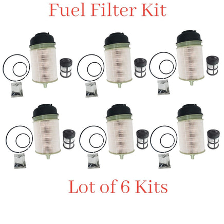 Lot of 6  Fuel Filter Kit Fits: MB Freightliner, Western Star W/ Detroit Diesel 